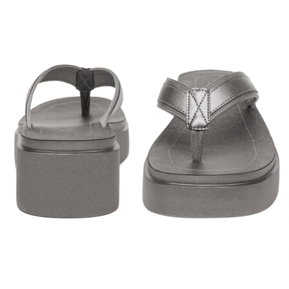 Athlefit‎ Women's Platform Slip On Wedge Thong Flip Flop/Sandals | NEW/NWT!!🖤✔️